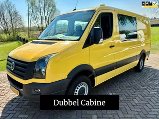 Volkswagen Crafter 2.0 TDI L2H1 DUBBELE CABINE 6 PERS. 2800kg TREKHAAK AIRCO CRUISE