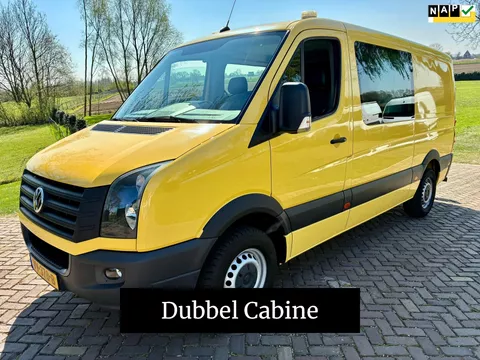 Volkswagen Crafter 2.0 TDI L2H1 DUBBELE CABINE 6 PERS. 2800kg TREKHAAK AIRCO CRUISE