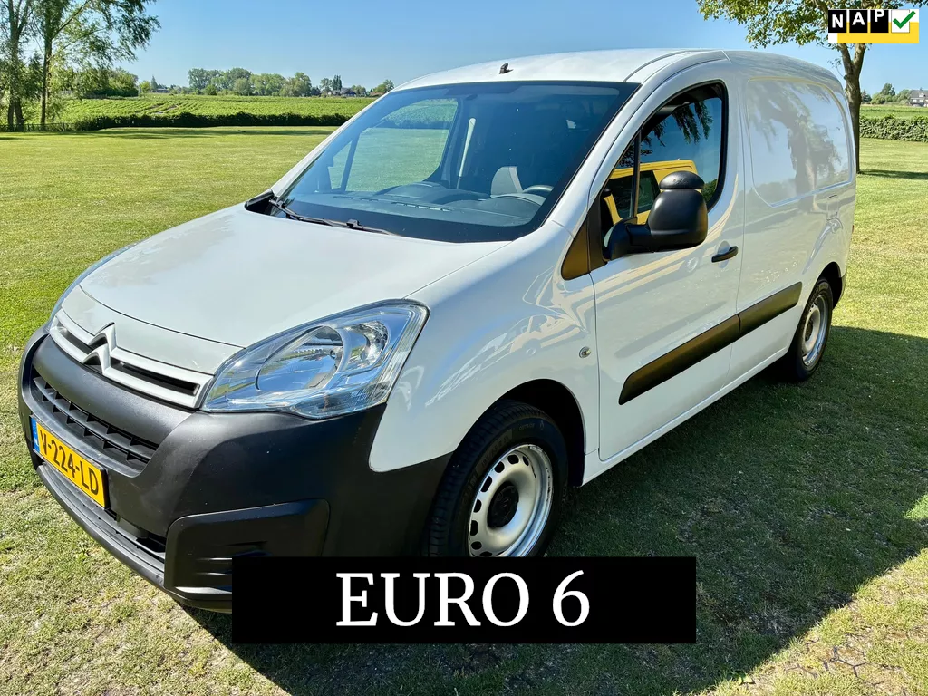 Citroen Berlingo 1.6 BlueHDI 75 EURO 6 Bijrijdersbank 3-PERSOONS
